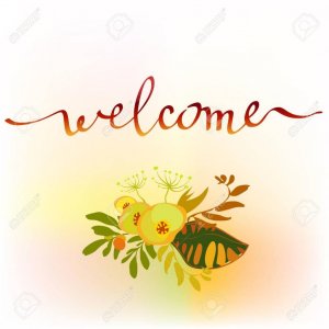 56631449-calligraphy-sign-welcome-with-floral-bouquet-orange-yellow-flowers-branches-and-leaves-.jpg