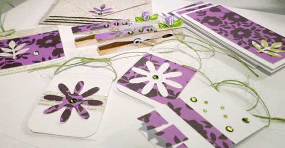 Purple Flowers Note Cards Setd.jpg