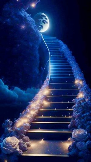 blue stairs moon.jpg