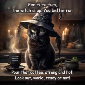 a coffee cat halloween meme.jpg