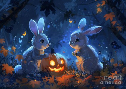 cute-couples-joy-rabbit-forest-animal-carving-pumpkins-for-halloween-eldre-delvie.jpg