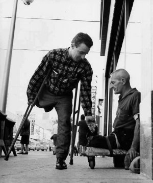 B&W disabled helping the disabled.jpg