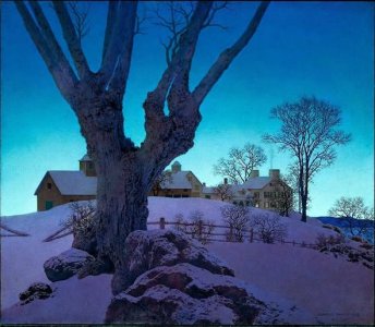 Christmas Morning 1949 by Maxfield Parrish.jpg