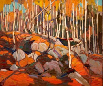Tom Thomson ( 1877 - 1917 )The Birch Grove, Autumn 1915-16.jpg