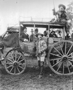 Portrait of Buffalo Bill  in 1877. Born William Frederick Cody.jpg