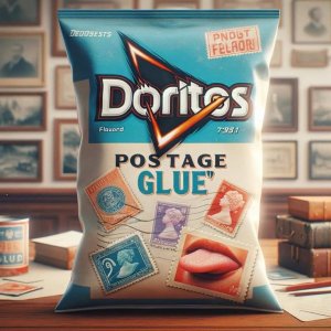 blue doritos postage glue.jpg