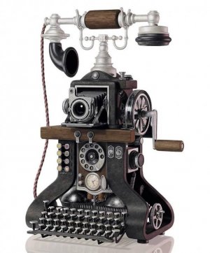 phone clock typewriter camera.jpg