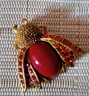 red vintage bee pin.jpg