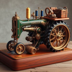 green tractor sewing.jpg