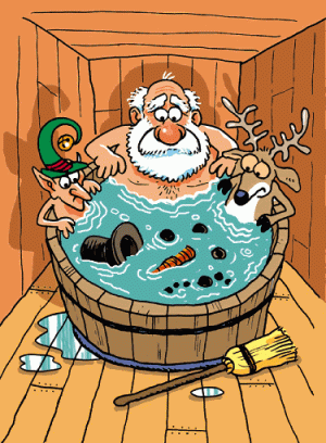 Frosty-Snowman-to-Hot-Tub.gif