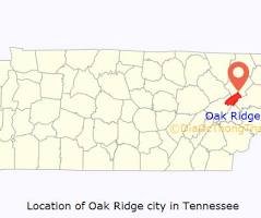 Map of Oak Ridge city, Tennessee - Thong Thai Real Map of Oak Ridge city, Tennessee - Thong Thai Real