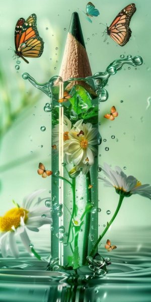 green floral pencil.jpg