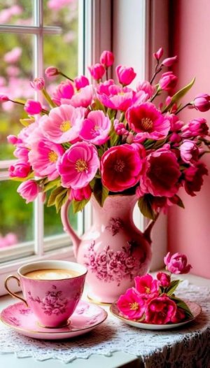 coffee pink flowers.jpg
