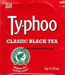 Ty-phoo Typhoo foil sealed tea bags ...