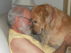 Sammy & his %22dad%22  Golden Hug 2  8-11-17.JPG