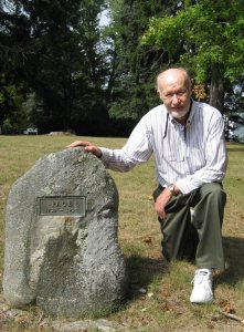 JBP2 with Robert Page's monument in Hampton.jpg