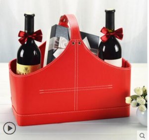 red-color-PU-leather-home-leather-gift-basket-storage-basket-for-newspaper-magazine-clothes-su...jpg