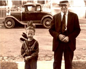 pic JBP2  and Gandfather John Bagdon in RI.jpg