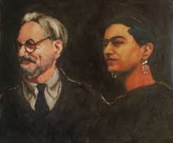 Image result for painting of trotsky