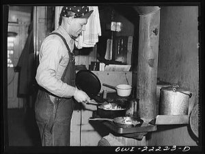 Cooking in caboose.jpg Cooking in caboose.jpg