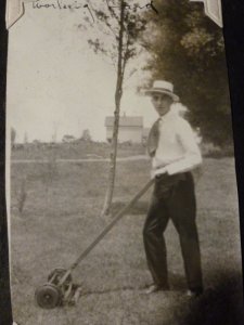 grandpa and mower.JPG