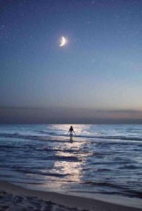 blue beach and new moon.jpg