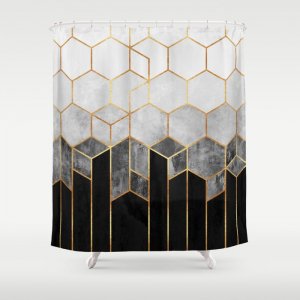 charcoal-hexagons-shower-curtains.jpg