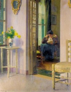 woman reading laureano barrau 1863-1957.jpg