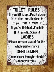 Details about Vintage retro style Toilet Rules funny bathroom metal sign tin wall door plaque.jpeg