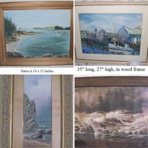 Framed Paintings of Seascapes, Ships and Boats