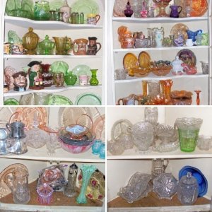 The Depression, Carnival, EAPG and Other Vintage Glassware I Inherited