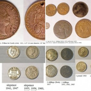 Coins from Great Britain