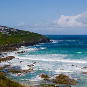 Newquay high tide