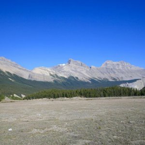 View from Icefields Parkway on way to Jasper.