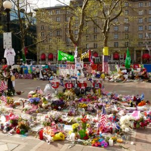 Memorial for Boston Marathon bombing victims