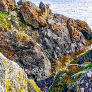 Rocky coast St. Ives