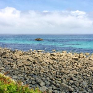 Coast of St. Ives, taken with my iPhone and processed in Aurora HDR.