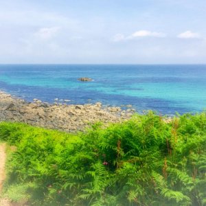 The coast of St. Ives, taken with my iPhone and processed in Aurora HDR.
