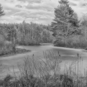 Great Brook Farm Aurora Winter Pond