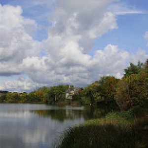 a beautiful clouds at the pond sm