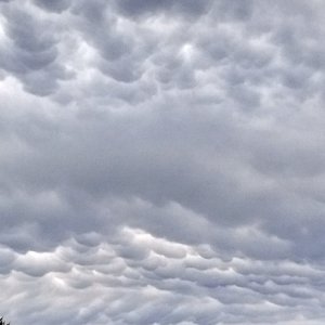 Just some cloud formations that caught my eye.  They were gone pretty quick because of the wind that came up.