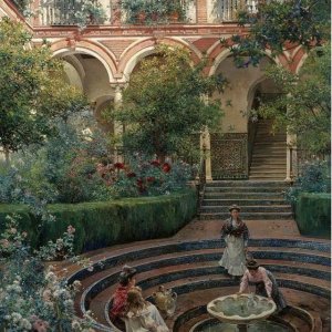 a a a a manuel garcia y rodriguez a villa garden 1863 1925