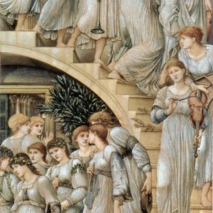 a a a a a a edward burne jones the golden stairs