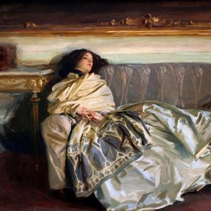 0 0 art john singer sagent repose 1911 oil c