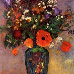 0 0 art odilon redon vase de fleurs