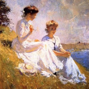 0 0 art frank benson in summer