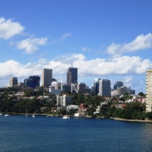Sydney Harbour looking N @ Nth Sydney