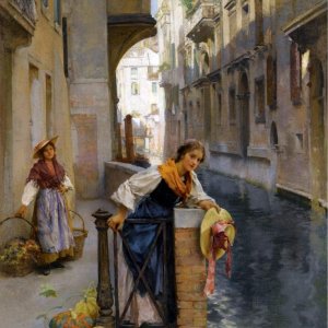 0 0 art fruit sellers from the islands henry woods 1903