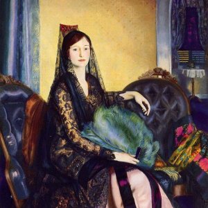 0 0 a a b bellows, george wesley potrait of elisabeth anderson 1924
