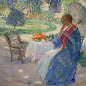 0 0 0 0 a a a pauline palmer woman in a garden 1910